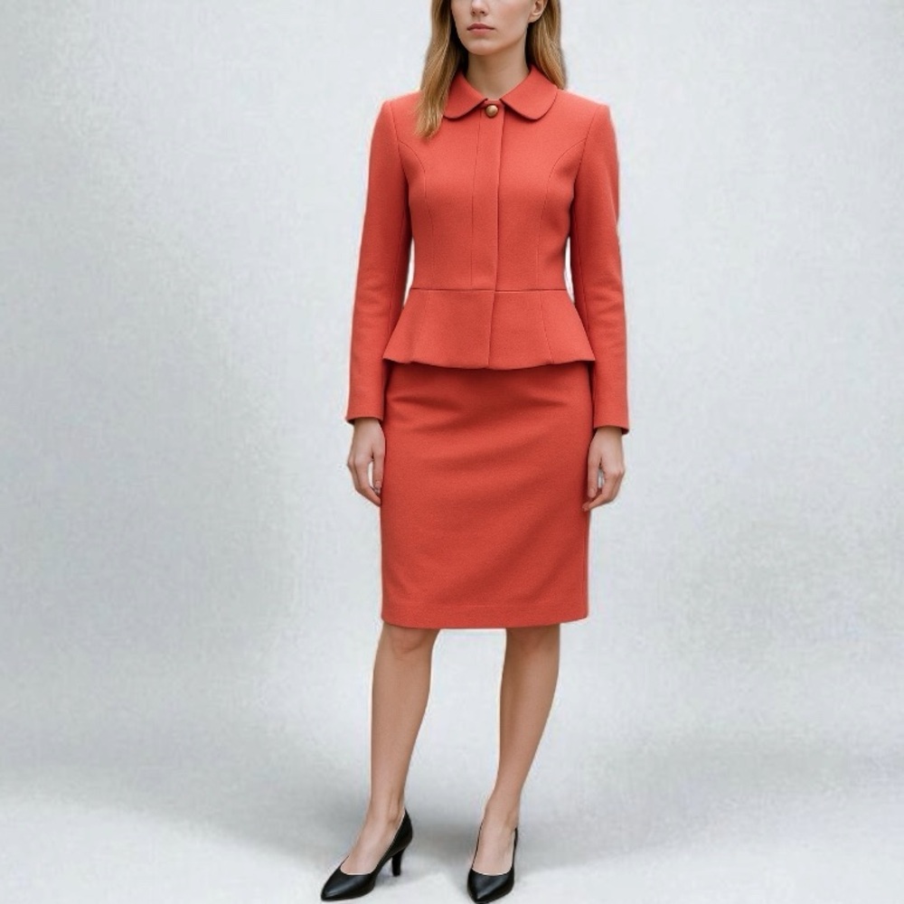 Y2K Marc Cain Wool & Cashmere Blend Skirt Suit